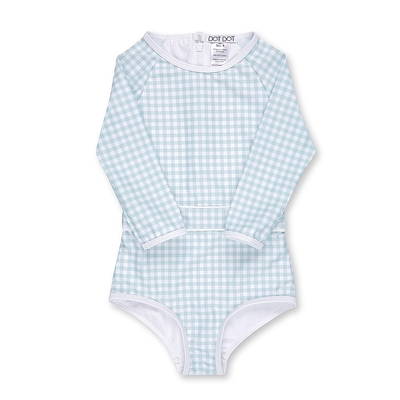 Μαλακό ενός κομματιού μωρών Lycra κοριτσάκι Swimwear μανικιών μαγιό μακρύ προμηθευτής